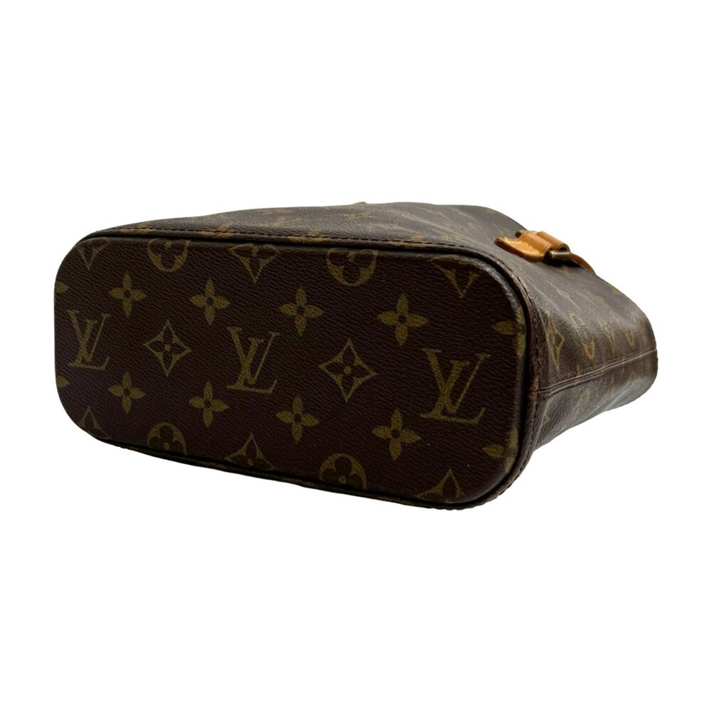 LOUIS VUITTON Vintage Brown Monogram Leather Tote Bag - Picture 8 of 10